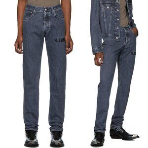 Helmut Lang Masc Hi Straight Embroidered Jeans NWT Men’s 29 / Women’s 26